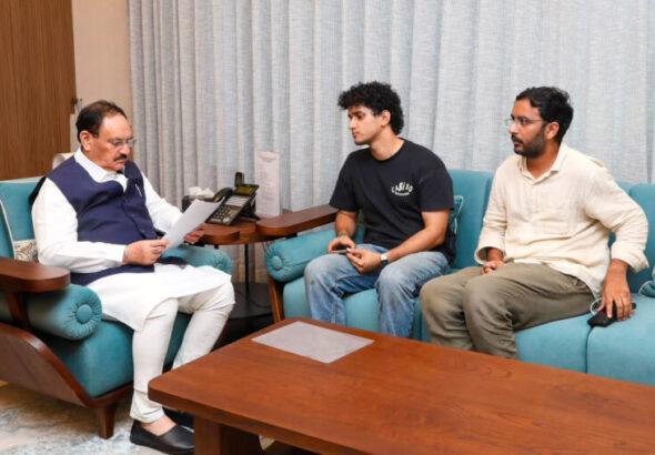 New Delhi: CJP delegation submits memorandum to Union Health Minister J.P. Nadda